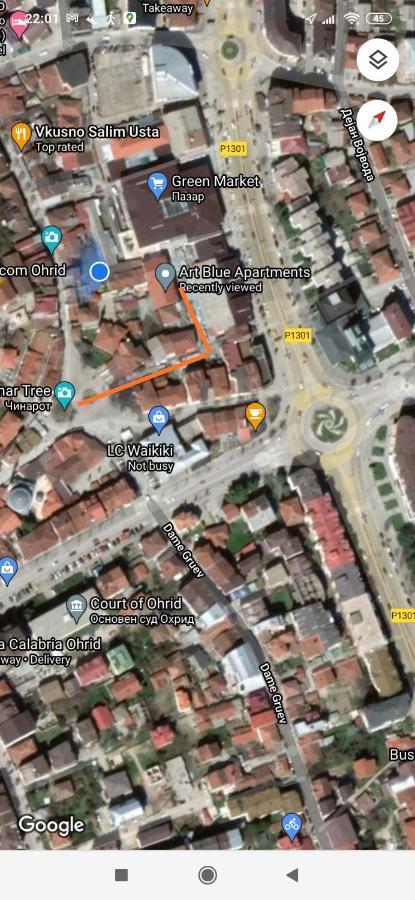 Art Blue Apartments Ohrida Exterior foto
